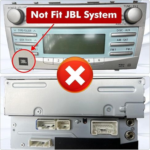 ستيريو سيارة 10.1 بوصة IPS تعمل باللمس Android 12 لسيارة Toyota Camry 2006-2011 مع CarPlay اللاسلكي وAndroid Auto 2+32GB راديو السيارة، دعم GPS، WiFi 6، Bluetooth، 5.4، FM، كاميرا احتياطية، (دليل A / C) in Kuwait