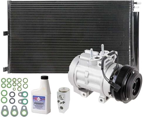 مجموعة مكيف الهواء مع مكثف وضاغط تيار متردد ومجفف لسيارة Ford Expedition وLincoln Navigator 2009 2010 2011 2012 2013 2014 - BuyAutoParts 60-82601R6 جديد in Kuwait