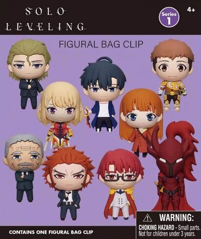 مشبك حقيبة مجسم ثلاثي الأبعاد من Monogram Solo Leveling - سلسلة مفاتيح مجسمة إسفنجية ثلاثية الأبعاد من سلسلة 1-3D، حقيبة واحدة عشوائية لكل طلب، متعددة الألوان، 2.0 in Saudi Arabia