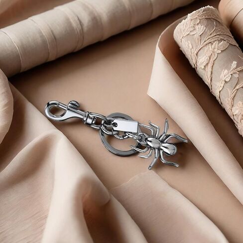 Gothic Spider Keychain for Men Women - Gothic Jewelry purse charms, Unique Bag Charm, Gothic Accessories in Saudi Arabia