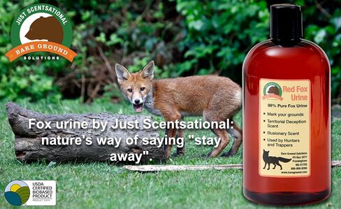 Just Scentsational FU-64 Red Fox Urine for Gardens, Hunters, and Trappers, 64 oz (2 Quarts) in Saudi Arabia