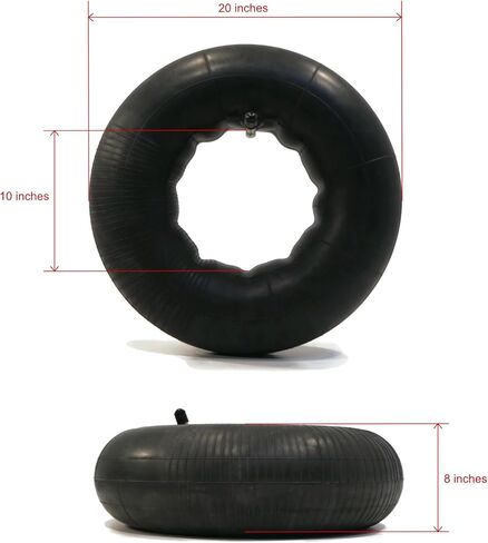 The ROP Shop | 2-Pack - New TIRE Inner Tubes 18x8.5x10 20x10x10 TR13 Straight Valve for Kubota Mower in Saudi Arabia