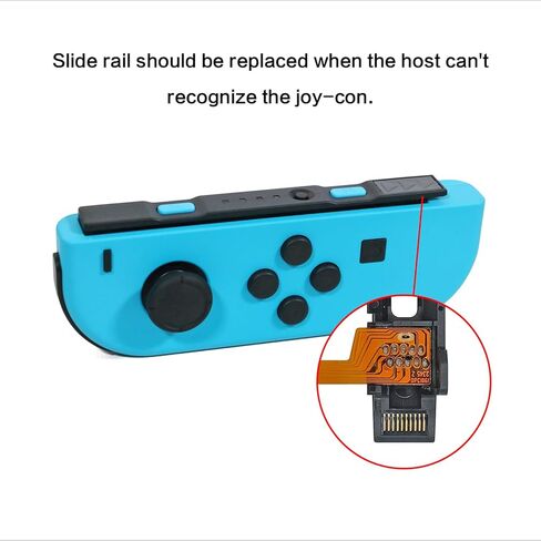 SmaFsan لـ SL SR مفتاح الزر الأيمن الأيسر استبدال الكابل المرن لنينتندو سويتش/سويتش OLED Joycon الكابل المرن مع أدوات إصلاح مسامير الينابيع (يمين) in Kuwait