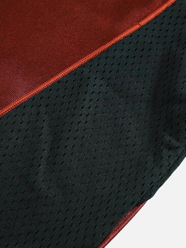 Aelfric Eden قمصان جيرسي المتضخم الجرافيك تيز الرجال شبكة المرقعة Crewneck تي شيرت التباين اللون قمصان الصيف بلايز in Saudi Arabia
