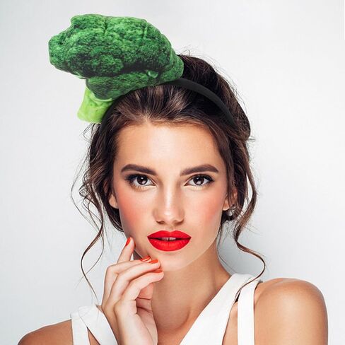 عصابة رأس نباتية من Beaupretty، عصابة رأس للمكياج، عصابة رأس مرحة، عصابة رأس بروكولي نباتية صناعية للعناية بالبشرة للنساء والفتيات in Saudi Arabia
