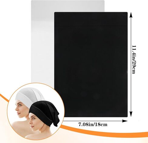 2 Pcs Hijab Undercaps No Slip for Women Islamic Muslim Hijab Cap Scarf Cozy Satin Lined Slouchy Beanie Cap with Soft Elastic Band for Turban Tube Neck Cover in Saudi Arabia