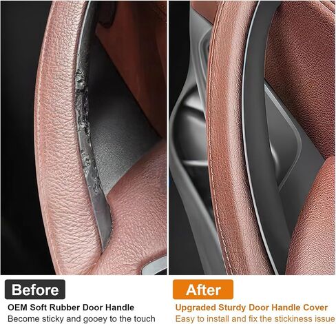 Carbon Fiber Pattern 4PCS Left Door Armrest Pull Handle Covers Storage Compartment Compatible with BMW X3 F25 2010-2016 X4 F26 2014-2017 Driver Side Container Storage Box in Saudi Arabia