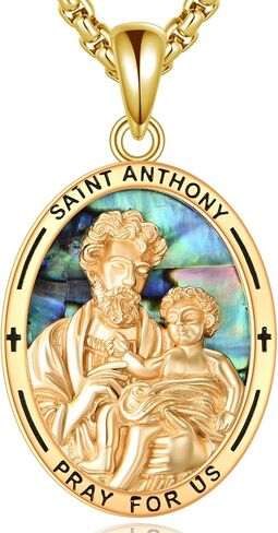 925 Sterling Silver Religious Medal St Michael St Raphael Memento Mori Santa Muerte Pendant Necklace Jewelry Gifts for Men Women in Saudi Arabia