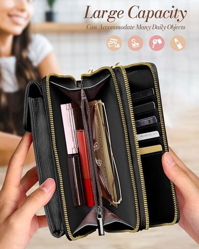 Crossbody Phone Purse for Women - Cute Small Bags Cellphone Wallet RFID Blocking with Strap Zipper and Card Slots in Kuwait