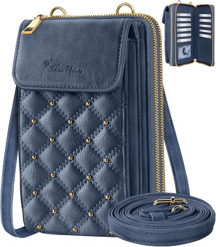 Crossbody Phone Purse for Women - Cute Small Bags Cellphone Wallet RFID Blocking with Strap Zipper and Card Slots in Kuwait