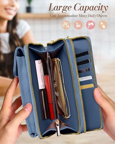Crossbody Phone Purse for Women - Cute Small Bags Cellphone Wallet RFID Blocking with Strap Zipper and Card Slots in Kuwait
