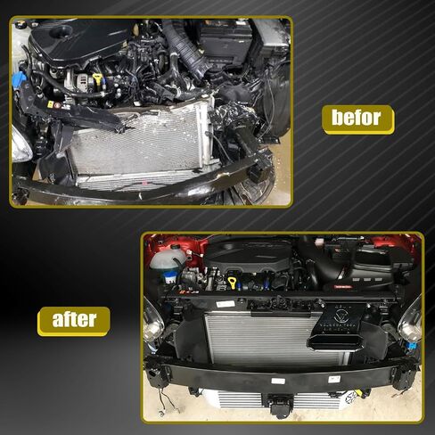 SecosAutoparts 2.0L Engine Coolant Radiator Aluminum Fit for Kia Forte Sedan 2019-2023 Fit for Hyundai Elantra 2017-2020 & Elantra GT 2018-2020 Replace# 25310J7000 KI3010169 in Saudi Arabia
