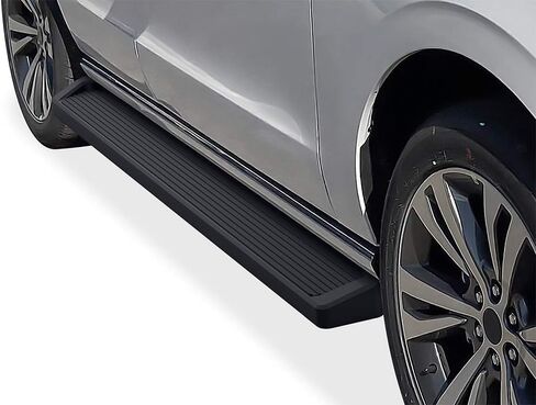 لوحات تشغيل APS (قضبان Nerf ذات خطوات جانبية) متوافقة مع Ford Expedition 2018-2025 (باستثناء طراز Max) (نمط لوحة الجري المطلية بمسحوق أسود) in Kuwait