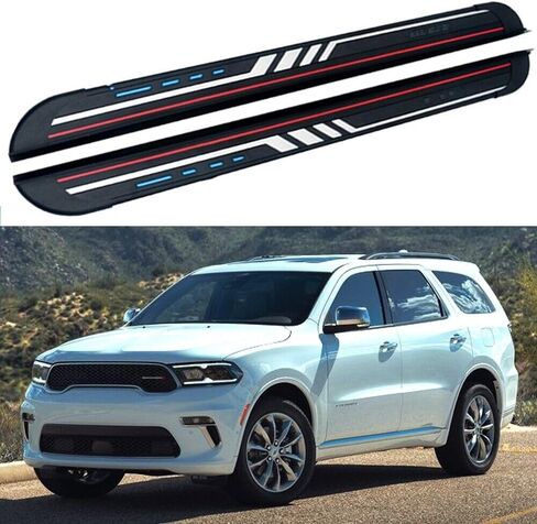 Running Board Side Step Fits for Dodge Durango 2018-2023 Pedal Nerf Bar 2Pcs Fixed in Saudi Arabia