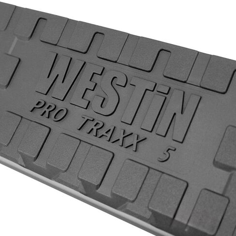 Westin 21-534015 PRO TRAXX 5 عجلة بيضاوية إلى عجلة Nerf Bars تناسب 1999-2016 F250 F350 F450 F550 Crew Cab 6'75" سرير أسود in Saudi Arabia