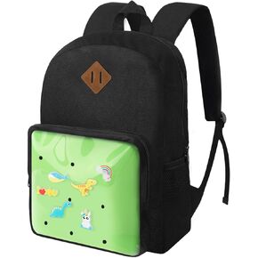 حقيبة ظهر للأطفال للأولاد والبنات من عمر 5 إلى 10 سنوات، حقائب ظهر للأطفال الصغار للمرحلة الابتدائية مع سحر الأحذية - حقيبة كتب مقاس 16 بوصة للمدرسة (أسود) in Kuwait