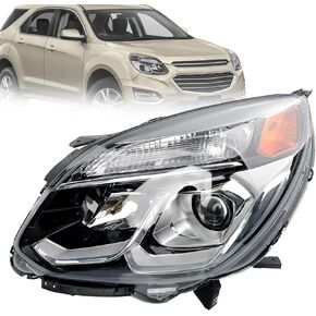المصباح الأمامي، متوافق مع 2016 2017 Chevy Equinox L LS LT LTZ Premier، استبدل 84009751 23342702 GM2503424 مصباح أمامي أمامي يمين للركاب ومصباح أمامي in Kuwait