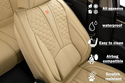 لأغطية مقاعد السيارة Subaru Crosstrek 2016-2024، أغطية مقاعد السيارة ذات الحافة الحمراء، جلد فاخر، مجموعة كاملة من 5 مقاعد، مقاومة للماء، مضادة للانزلاق، تجميل الجزء الداخلي، تجميل الجزء الداخلي للسيارات القديمة in Saudi Arabia