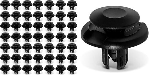 A-Premium 20 PCS Nylon Car Retainer Fastener Push Pin Clips Compatible with Honda Acura - CR-V, Civic, Accord, Pilot, Odyssey, Fit, HR-V, Ridgeline, Crosstour, Passport, RDX, TSX, TL, RL - for 8mm in Saudi Arabia