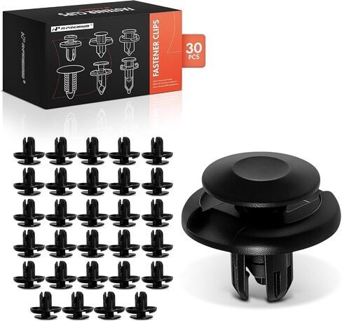A-Premium 20 PCS Nylon Car Retainer Fastener Push Pin Clips Compatible with Honda Acura - CR-V, Civic, Accord, Pilot, Odyssey, Fit, HR-V, Ridgeline, Crosstour, Passport, RDX, TSX, TL, RL - for 8mm in Saudi Arabia