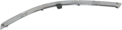 For Chrysler Town & Country 2008 2009 2010 Bumper Cover Molding Passenger Side | Front | Made of Plastic | Chrome | Replacement For CH1047102 | 5113148AA, 615343303840 in Saudi Arabia