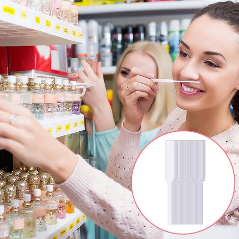 2000 قطعة من شرائط اختبار العطر للاستعمال مرة واحدة، ورق نشاف لرائحة العطور البيضاء النقية، بطاقة اختبار الزيوت العطرية القوية الماصة لاختبار الروائح العلاجية، موزع توابل (13 × 1.2 سم) in Saudi Arabia