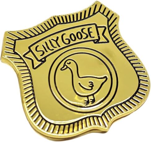 Silly Goose Badge Pin - Enamel Pin for Backpack & Lanyards - Funny Animal Pin in Saudi Arabia