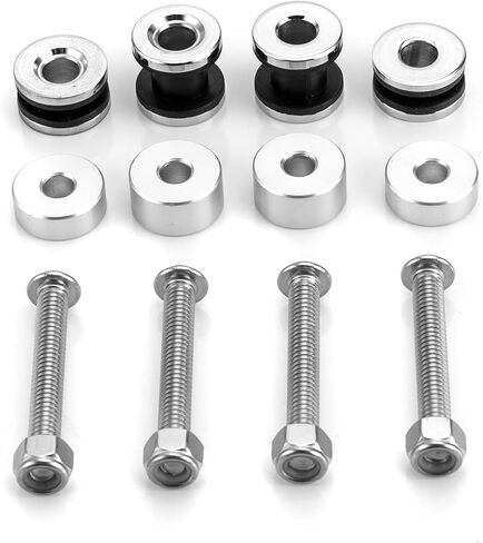 Wsays Docking Hardware Kit for Sissy Bar Luggage Rack Compatible with Harley Softail FLSTC, FXSTS, FXSTC, FXST, FLSTN and FXSTB 1984-2017, Fit Sportster XL883 1200 1994-2022 in Saudi Arabia