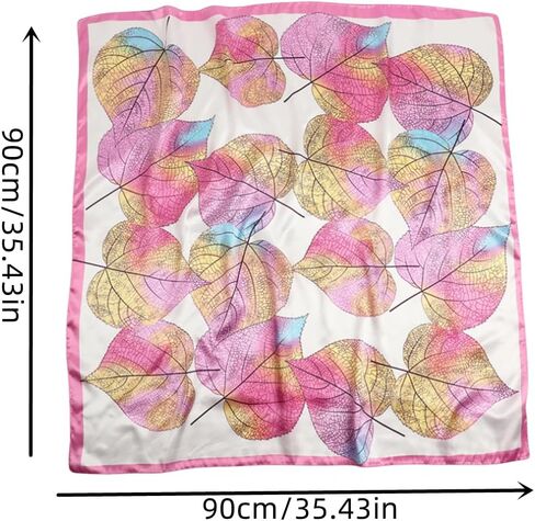 Like Silk Square Head Scarf for Hair Wrapping Fashion Purse Bag Scarf for Women in Saudi Arabia