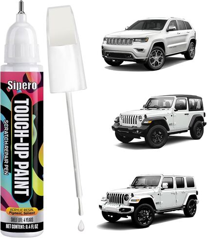 Firecracker Red (PRC/MRC) لقلم طلاء Jeep Touch Up - تطابق تام مع OEM لإصلاح الرقائق والنكات - متوافق مع Wrangler، Grand Cherokee، Renegade in Kuwait