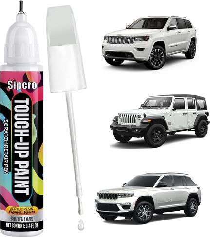 Firecracker Red (PRC/MRC) لقلم طلاء Jeep Touch Up - تطابق تام مع OEM لإصلاح الرقائق والنكات - متوافق مع Wrangler، Grand Cherokee، Renegade in Kuwait