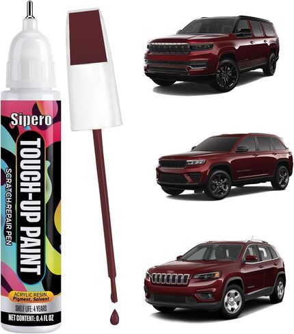 Firecracker Red (PRC/MRC) لقلم طلاء Jeep Touch Up - تطابق تام مع OEM لإصلاح الرقائق والنكات - متوافق مع Wrangler، Grand Cherokee، Renegade in Kuwait