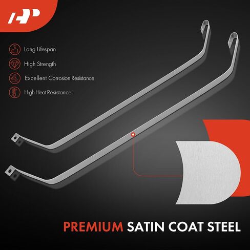 A-Premium Set of 2PCS Fuel Tank Straps Compatible with Chevrolet Malibu 1973-1977, Chevelle, Monte Carlo & Buick Regal, Century & Oldsmobile Cutlass, Cutlass Supreme & Pontiac Grand LeMans, LeMans in Saudi Arabia