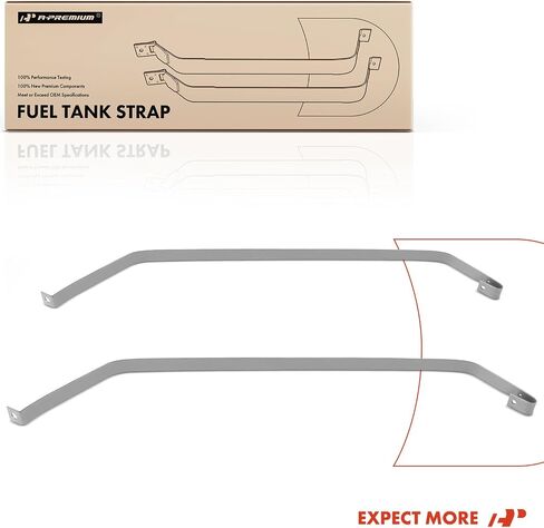 A-Premium Set of 2PCS Fuel Tank Straps Compatible with Chevrolet Malibu 1973-1977, Chevelle, Monte Carlo & Buick Regal, Century & Oldsmobile Cutlass, Cutlass Supreme & Pontiac Grand LeMans, LeMans in Saudi Arabia
