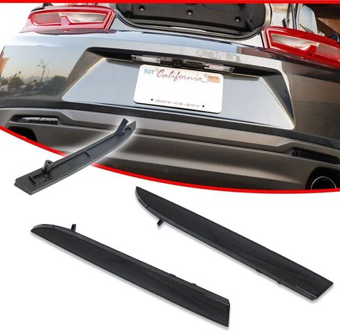 Smoke Lens Rear Bumper Diffuser Reflector Black ABS Housing Bulbs for Cadillac for ATS 13-18 for XT5 17-18,for Chevy for Camaro 16-22 for Traverse 13-17,for Pontiac for G8 08-09 Smooth in Saudi Arabia