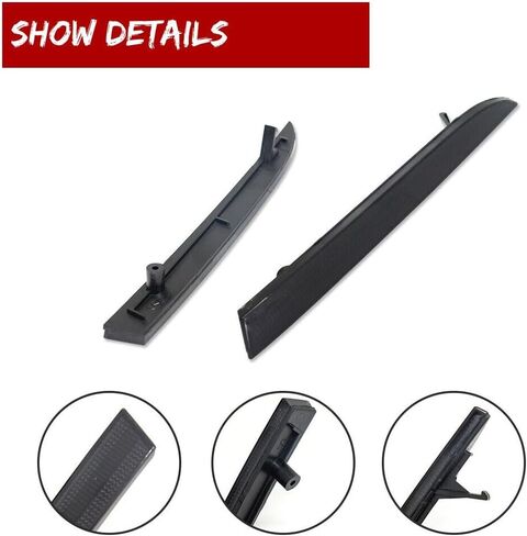 Smoke Lens Rear Bumper Diffuser Reflector Black ABS Housing Bulbs for Cadillac for ATS 13-18 for XT5 17-18,for Chevy for Camaro 16-22 for Traverse 13-17,for Pontiac for G8 08-09 Smooth in Saudi Arabia