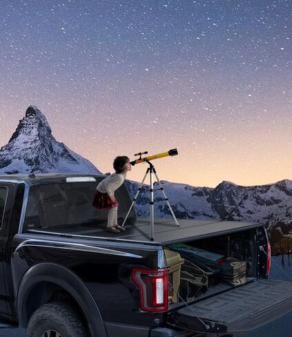 سرير شاحنة بغطاء تونيو ناعم ثلاثي الطي من TIPTOP لسرير 2019-2025 Ranger بطول 5 أقدام (61 بوصة) | TPX3 | in Kuwait