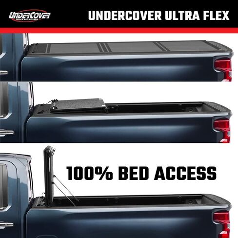 RealTruck UnderCover ArmorFlex غطاء سرير شاحنة صلب قابل للطي | AX82000 | يناسب 2017 - 2025 Honda Ridgeline سرير 5 بوصات (60 بوصة) in Kuwait