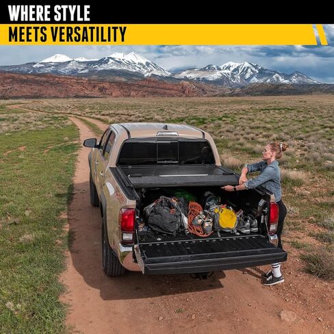 RealTruck UnderCover ArmorFlex غطاء سرير شاحنة صلب قابل للطي | AX82000 | يناسب 2017 - 2025 Honda Ridgeline سرير 5 بوصات (60 بوصة) in Kuwait