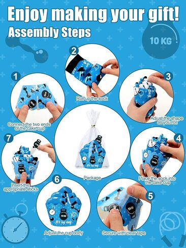 12 Pairs Christmas Cupcake Socks Police Socks Gifts Winter Warm Cop Funny Occupation Socks Novelty Gift for Police Officer Lover Christmas New Year Gift Socks in Kuwait