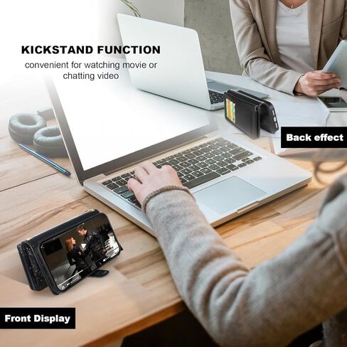 Harryshell for iPhone 16 Pro 6.3 inch Detachable Magnetic Case Wallet,Compatible with Magsafe Wireless Charging, [Theft-Scan Blocking] Card Slots, Cash Zipper Pocket Wrist Strap (Floral Teal) in Kuwait