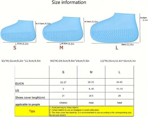 2Pairs Latex Rain Boots, Waterproof Shoe Covers, Reusable for Outdoor Rain Protection - BLACK in Saudi Arabia