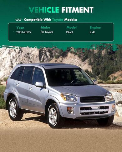 SCITOO ABS سقف سبويلر يناسب 2001-2005 لتويوتا ل RAV4 1 قطعة ماتي الأسود النافذة الخلفية سقف سبويلر in Saudi Arabia