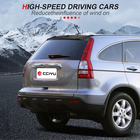 جناح سقف Cciyu يناسب 2007 2008 2010 2011 لسيارة Honda CR-V جناح سقف النافذة الخلفية (ABS أسود غير لامع) in Saudi Arabia
