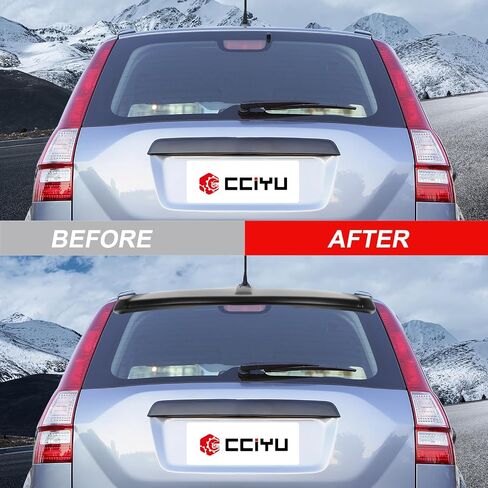 جناح سقف Cciyu يناسب 2007 2008 2010 2011 لسيارة Honda CR-V جناح سقف النافذة الخلفية (ABS أسود غير لامع) in Saudi Arabia