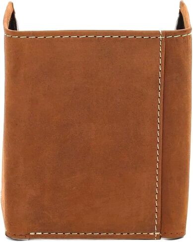 ARIAT Men's Leather Trifold Wallet with American Flag Shield Embroidery in Saudi Arabia