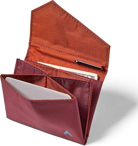 Allett Accordion Wallet, Jet Black | Nylon, RFID Blocking, Expandable, Minimalistic, Magnetic Closure | Holds 2-15 Cards, Bills, Receipts | Wallets for Men & Women in Kuwait