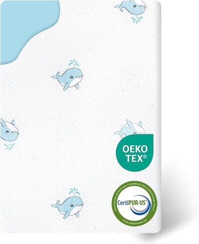 Trifold Pack and Play Praystress ، 38 × 26 مرتبة مزدوجة من الرغوة القابلة للطي قابلة للطي للعبّب للعب حزمة N ، حزمة سميكة 3 بوصة N Play Matresses مع حقيبة حمل ، تنفس وقابلة للغسل in Kuwait