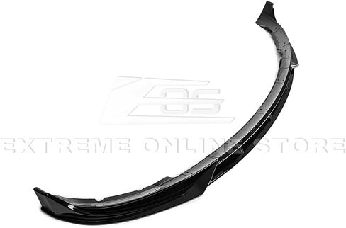 Replacement For 2017-2023 Tesla Model 3 | Performance Track Style ABS Plastic PAINTED GLOSSY BLACK Front Bumper Lower Lip Splitter in Saudi Arabia