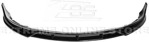 Replacement For 2017-2023 Tesla Model 3 | Performance Track Style ABS Plastic PAINTED GLOSSY BLACK Front Bumper Lower Lip Splitter in Saudi Arabia